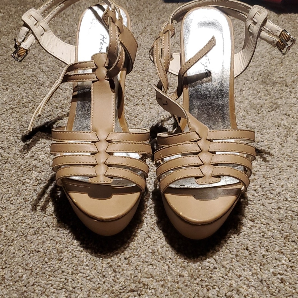 Strappy heels